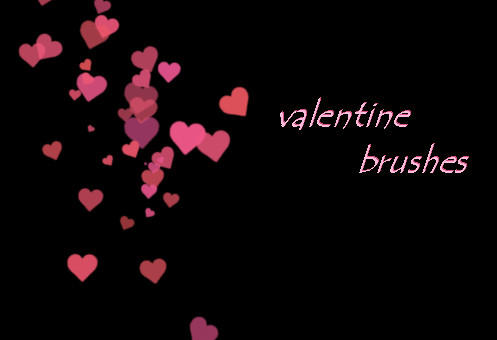 บรัช, photoshop brush, valentine, valentine day, love, โฟโต้ชอป